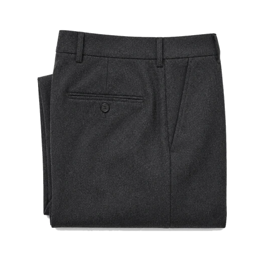 Charcoal wool trousers